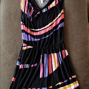 Striped cowl neck Francesca’s dress